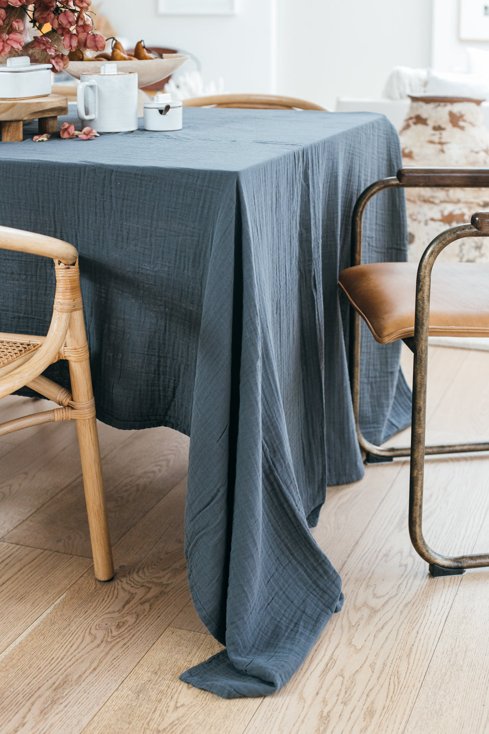 Enes Tablecloth, Charcoal