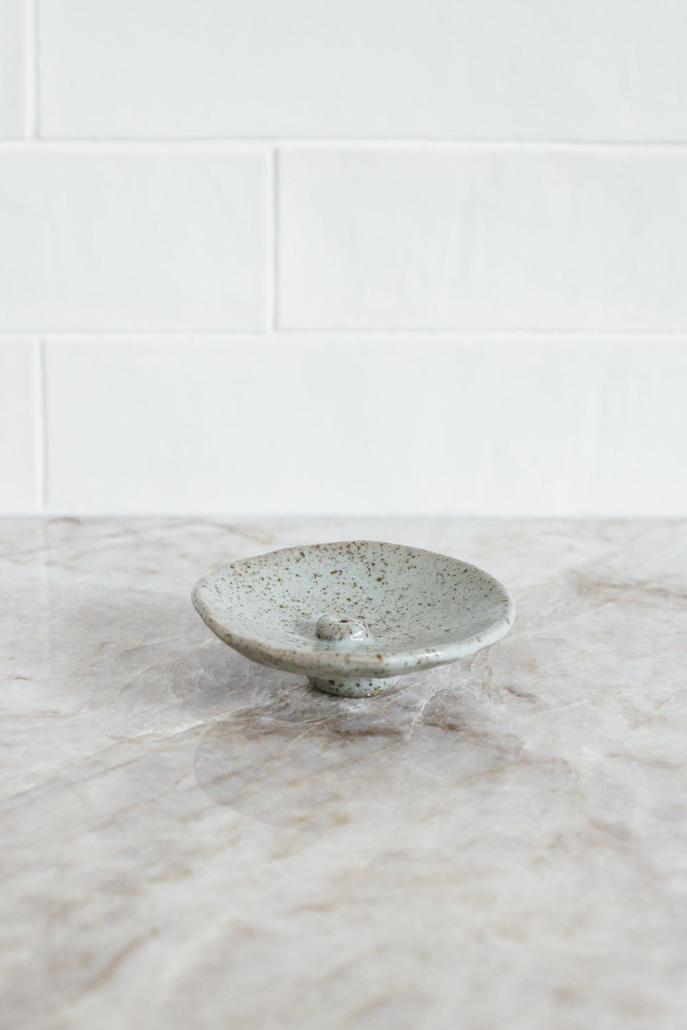Ceramic Incense Holder, Celadon