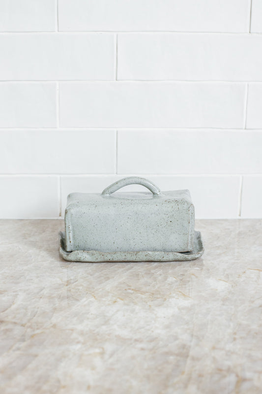 Butter Dish, Celadon