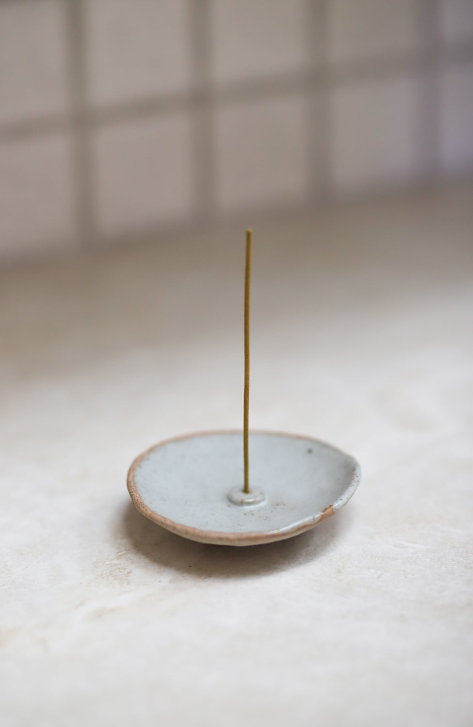 Ceramic Incense Holder, Celadon