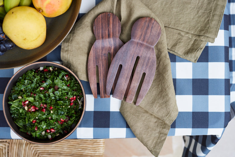 Sono Wood Salad Servers