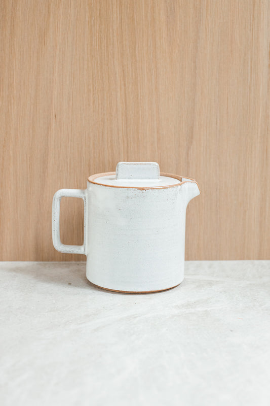 Bima Ceramic Teapot, Brushed White