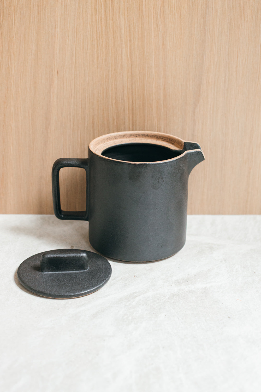 Bima Ceramic Teapot, Dark Ash
