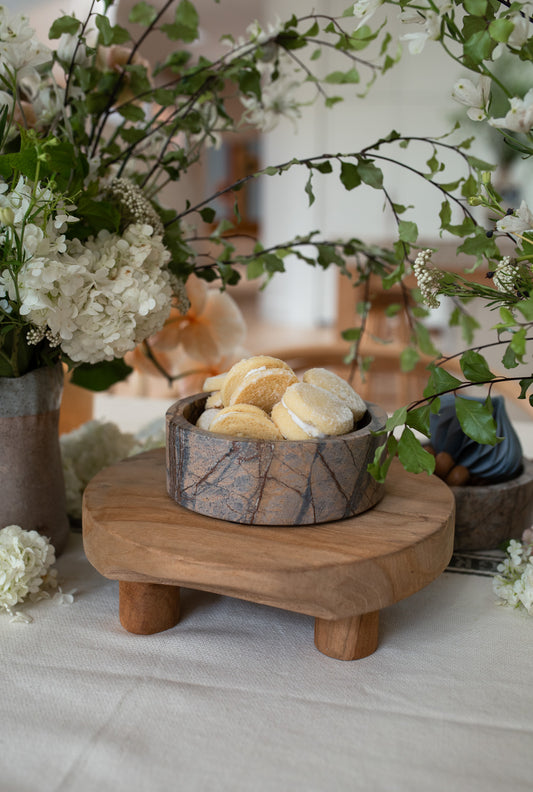 Marble Serving Bowl