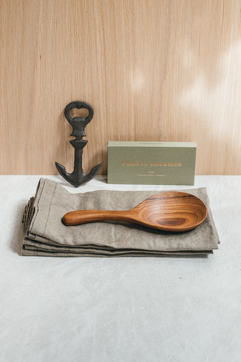 Tio Teak Serving Spoon