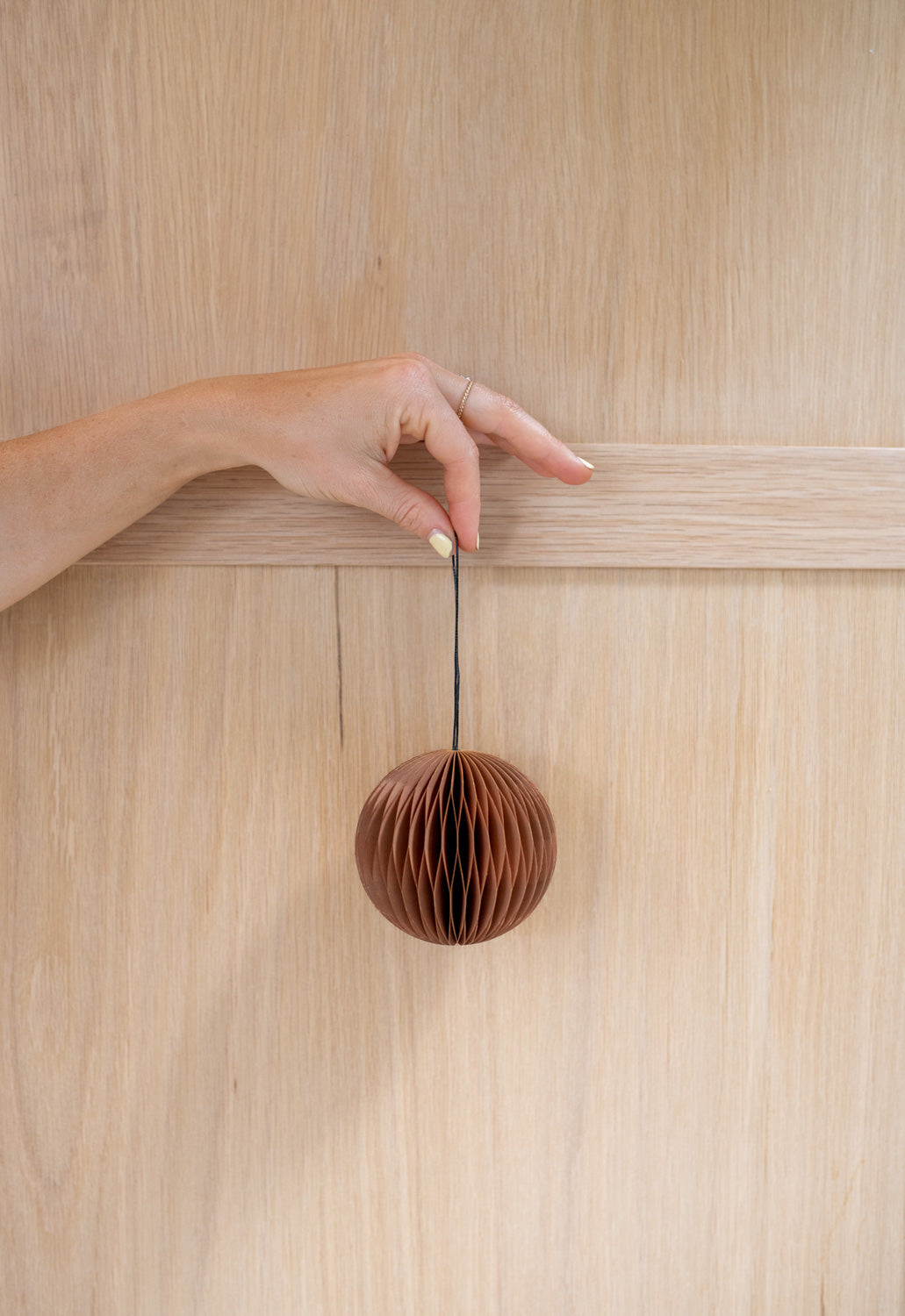 Clay Paper Sphere Ornament
