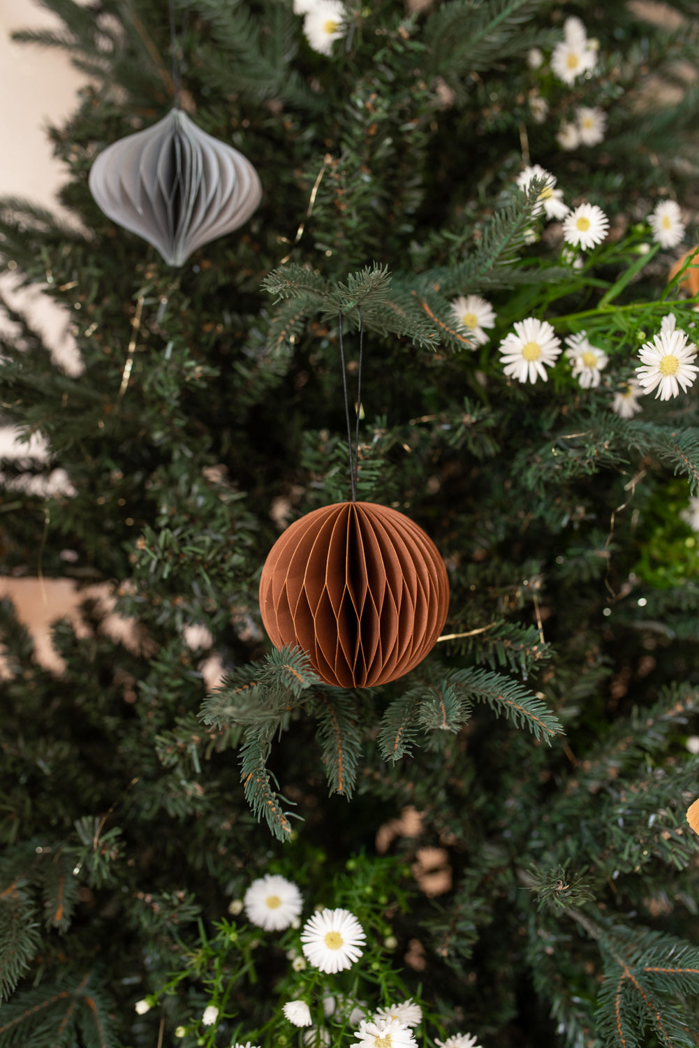 Clay Paper Sphere Ornament
