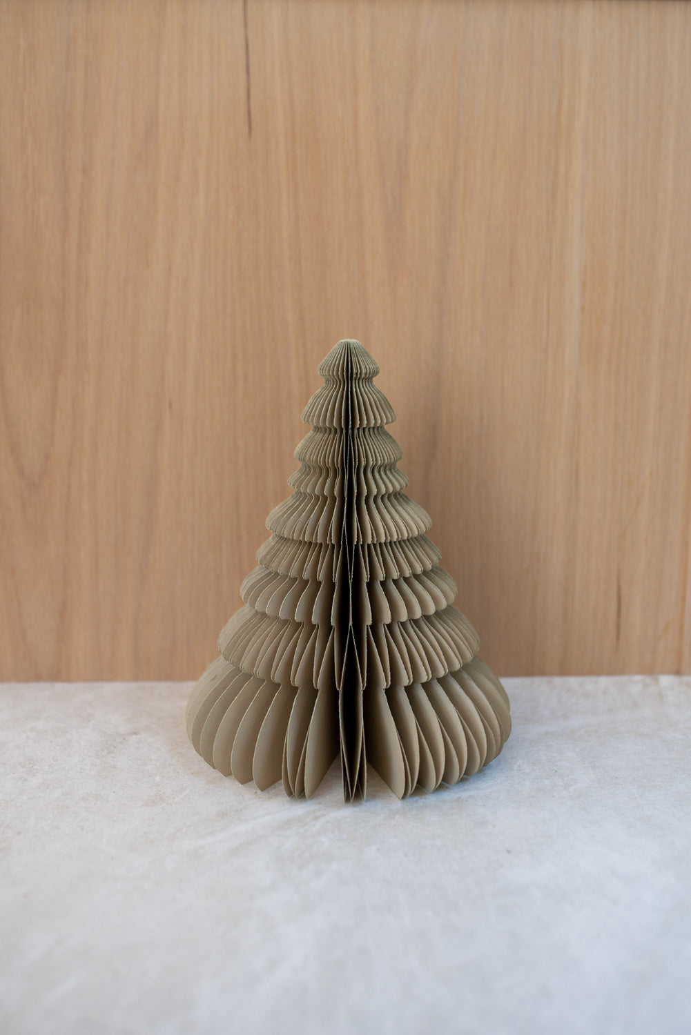 Standing Christmas Tree Ornaments, Linen