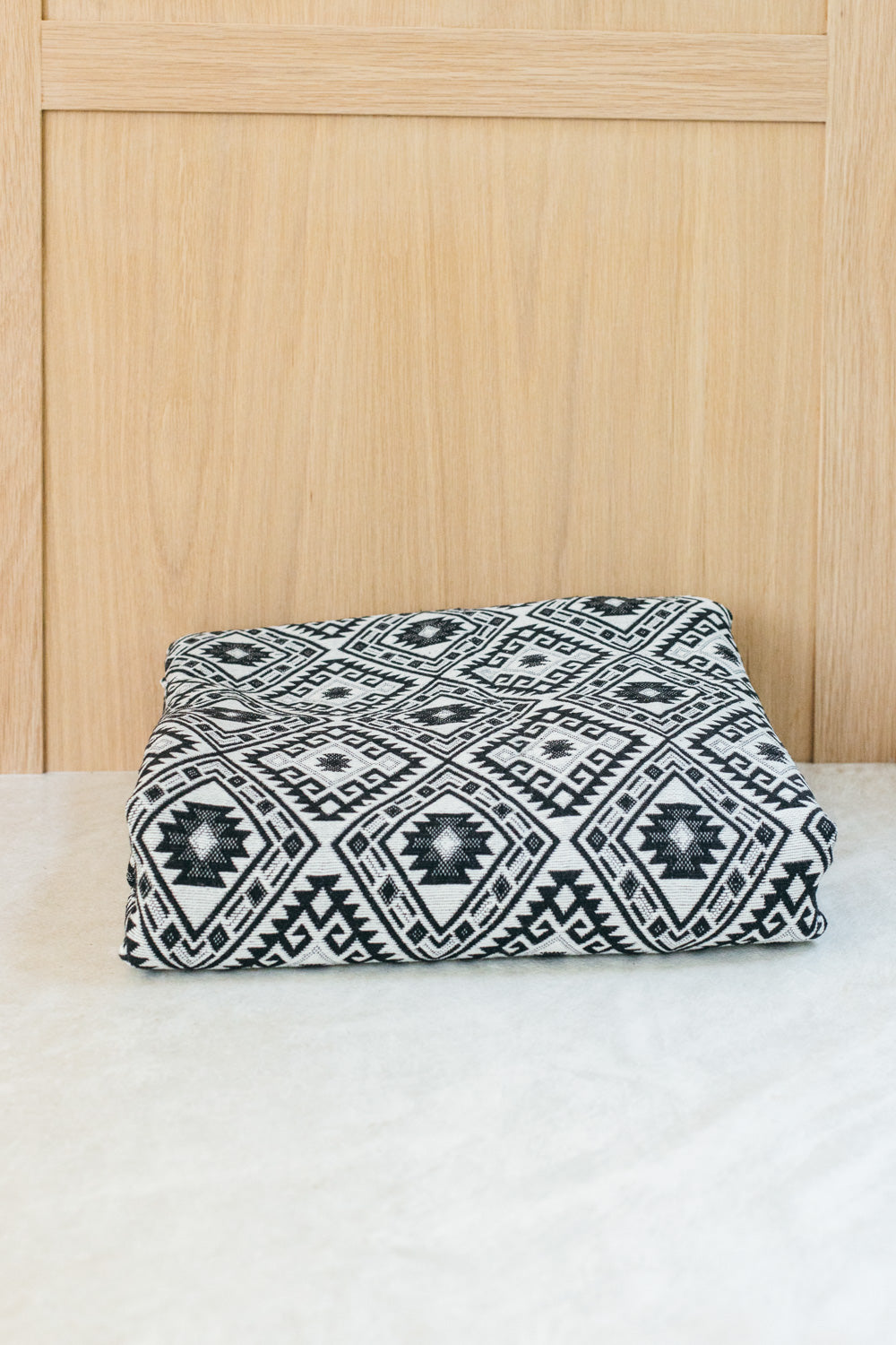 Mediterranean Star Blanket, Black