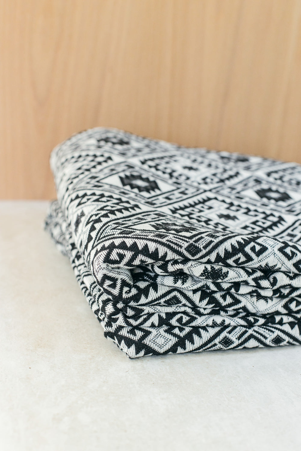 Mediterranean Star Blanket, Black